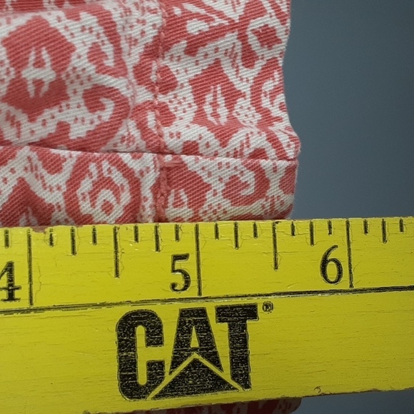 Loft Ann Taylor Rust Orange Paisley Print Original Shorts - Picture 5 of 10